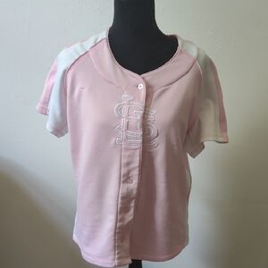 St Louis baseball cardinal pink Nike womens jersey sz L